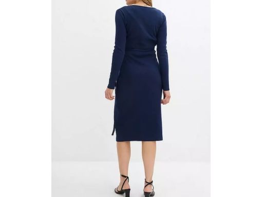 B.P.C sukienka ciążowa i do karmienia granatowa kopertowa r.36/38