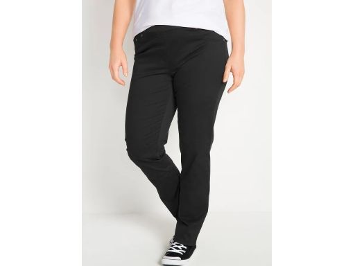 B.P.C czarne spodnie damskie z gumką w pasie r.42