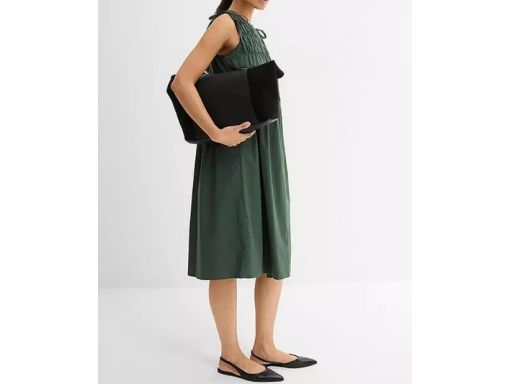 B.P.C sukienka letnia bawełniana fason A ciemna zieleń ^42