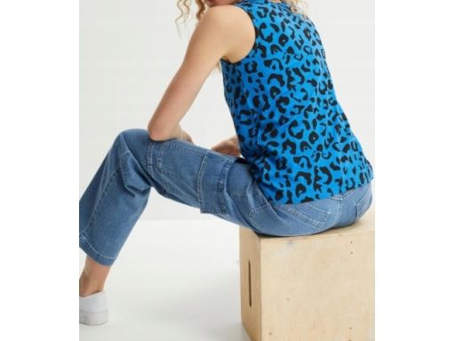 B.P.C top w cętki niebieski r.40/42