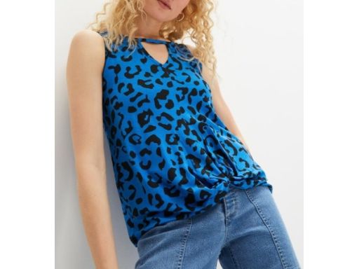 B.P.C top w cętki niebieski r.40/42