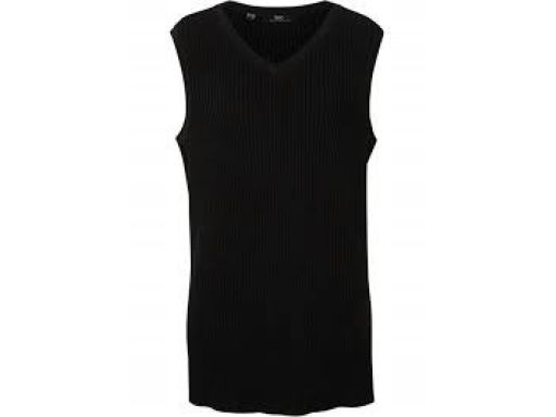 B.P.C kamizelka dzianinowa POMARAŃCZOWA lekko dłuższy tył ^48/50