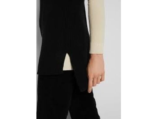 B.P.C kamizelka dzianinowa POMARAŃCZOWA lekko dłuższy tył ^48/50