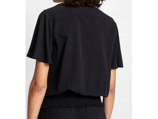 B.P.C bluzka czarna z elastyczną gumą na dole ^36