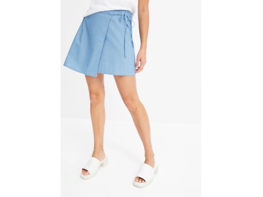 B.P.C spódnica niebieska w paseczki kopertowa 42.