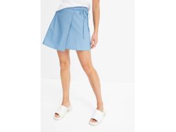 B.P.C spódnica niebieska w paseczki kopertowa 42.