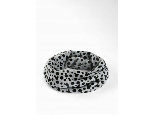 Disney komin dzianinowy szary w czarne Mickey Mouse uniwersalny.