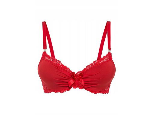 B.P.C biustonosz usztywniany ciemna czerwień ^70B