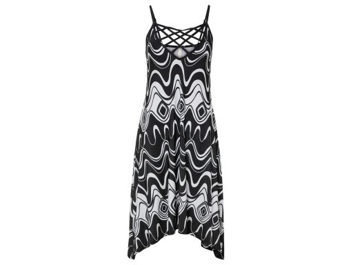 B.P.C asymetryczna sukienka z paskami ^36/38