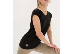 B.P.C t-shirt czarny z lyocellu r.40/42