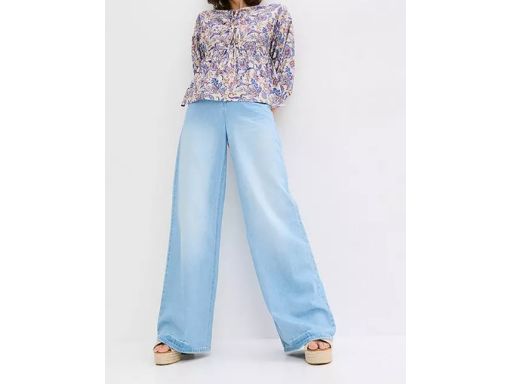 B.P.C bluzka z wiązaniem we wzory 48/50.