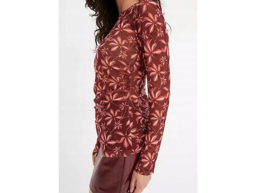 B.P.C bluzka siateczkowa z nadrukiem 48/50.