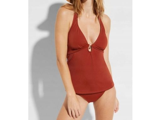 B.P.C tankini brązowe wiązane z figami 44.