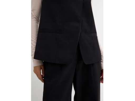 B.P.C kamizelka asymetryczna damska czarna r.38