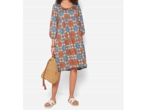 B.P.C sukienka wzorzysta midi r.44/46