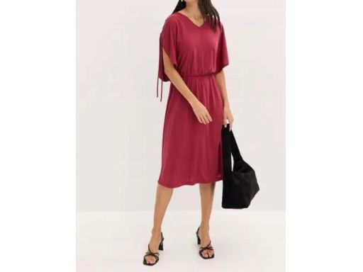B.P.C sukienka midi bordowa r.36/38