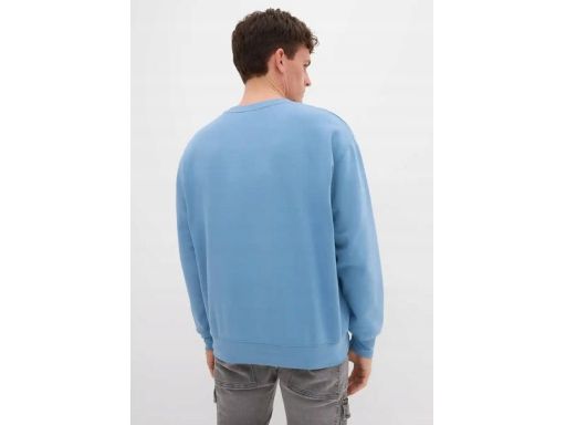 B.P.C Bluza męska niebieska z nadrukiem ^48/50, M