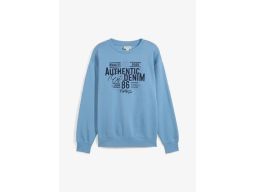 B.P.C Bluza męska niebieska z nadrukiem ^48/50, M