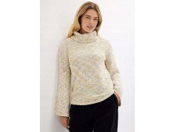 B.P.C sweter z golfem luźny z szerokimi rękawami ^56/58