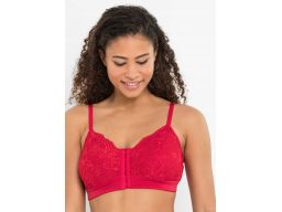 B.P.C 2-pak biustonosz miękki bez fiszbin zapięcie przód ^80C