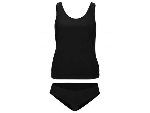 B.P.C tankini czarne z figami 44.