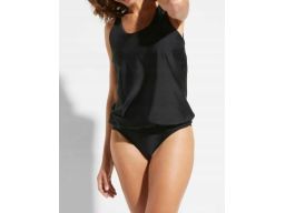 B.P.C tankini czarne z figami 44.