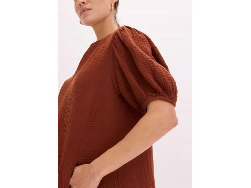 B.P.C sukienka brązowa muślinowa 44.