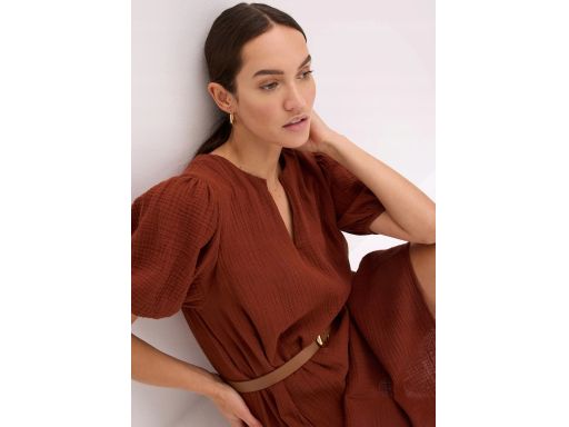 B.P.C sukienka brązowa muślinowa 44.
