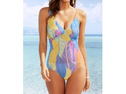 B.P.C kostium kąpielowy wielokolorowy siateczkowy r.44