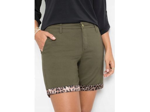 B.P.C spodenki ze wstawką panterki khaki 32