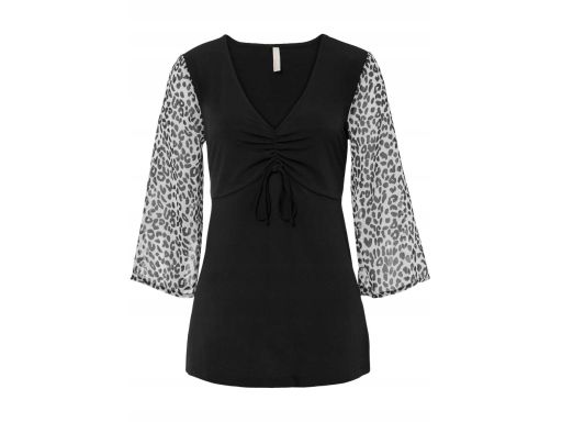 B.P.C bluzka z szyfonowymi rękawami r.36/38