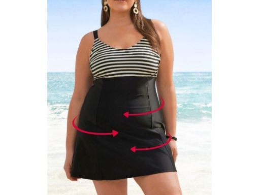 B.P.C sukienka kąpielowa w paski r.42