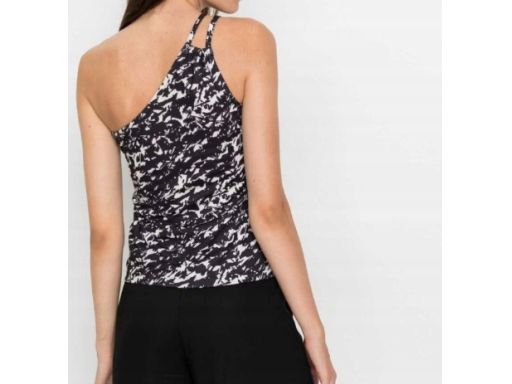 B.P.C Bluzka top asymetryczny na jedno ramię ^40/42