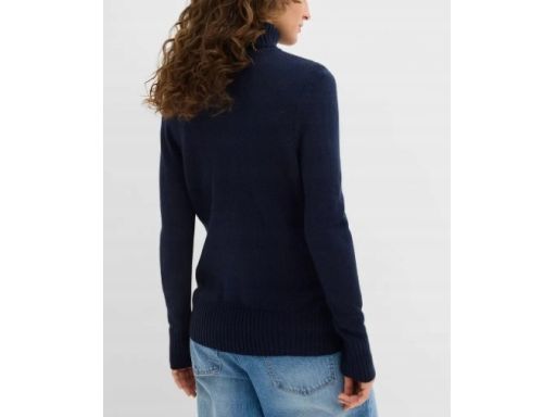 B.P.C granatowy sweter z golfem r.44/46
