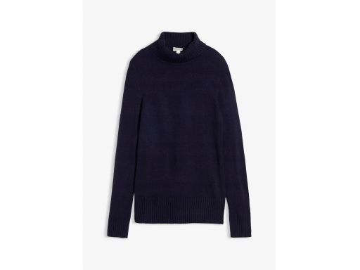 B.P.C granatowy sweter z golfem r.44/46