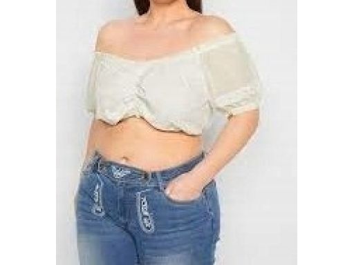 B.P.C damska bluzka krótka ludowa r.54