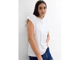 B.P.C t-shirt biały z guzikami r.52/54