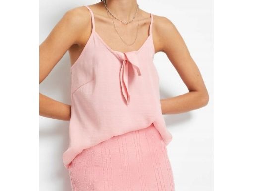 B.P.C bluzka top satynowa różowa r.42