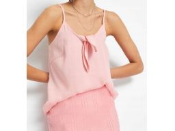 B.P.C bluzka top satynowa różowa r.42