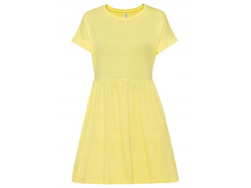 B.P.C sukienka shirtowa żółta 48/50.