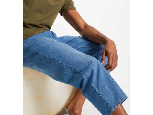 B.P.C jeansowe spodnie męskie 3/4 niebieskie ^50