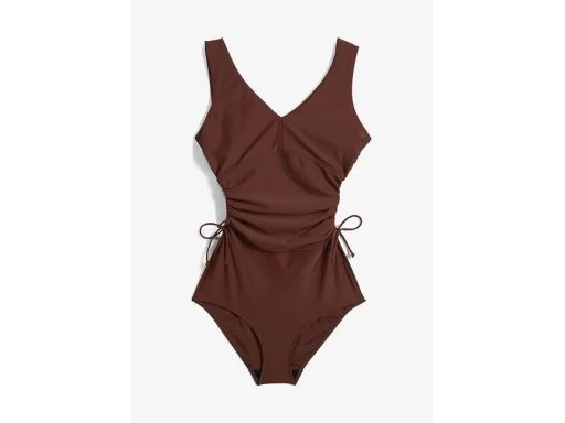 B.P.C kostium jednoczęściowy brązowy z troczkami ^42