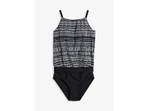 B.P.C kostium jednoczęściowy we wzór z efektem 2w1 ^46