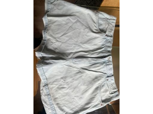 B.P.C szorty jeansowe ze stretchem damskie high waist jasnoniebieskie