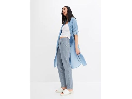 B.P.C jeansy damskie w paseczki r.42