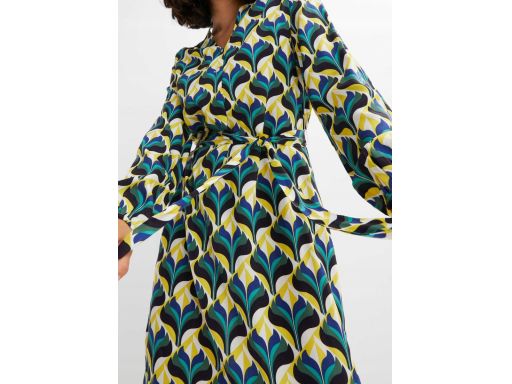 B.P.C sukienka z wiskozy z długim rękawem 46