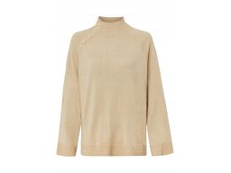 B.P.C beżowy sweter z zatrzaskami 52/54.