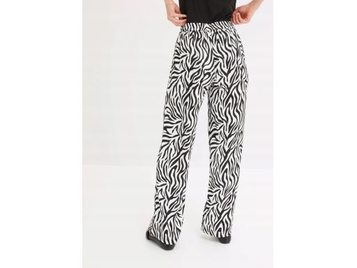 B.P.C spodnie z nadrukiem satynowe r.50