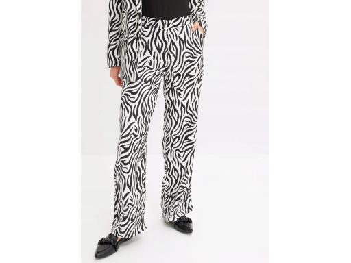 B.P.C spodnie z nadrukiem satynowe r.50