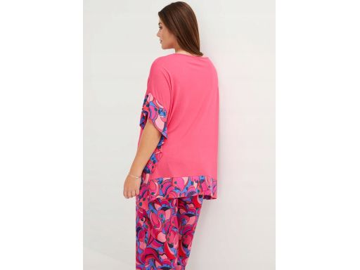 B.P.C tunika różowa we wzory z wiskozy 44/46